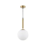 (OM) HK P25013 Drop Lamp White/ Copper