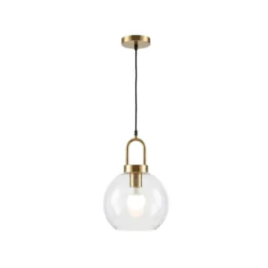 (OM) HK P24114 Drop Lamp Clear/ Copper
