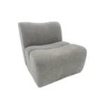 Elle Sofa Light Grey Fabric 1seater