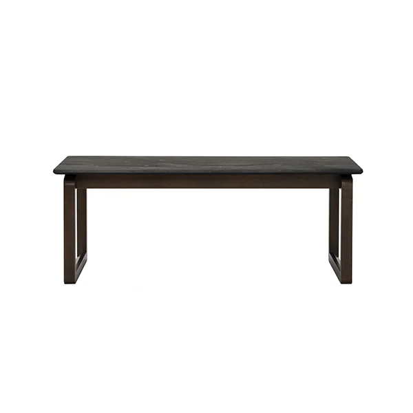 Dorset Coffee Table 109/166 Cocoa Leg Marble Top