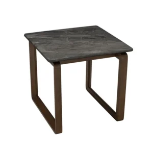 Dorset End Table 109/166 Cocoa Leg Marble Top