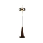 (OM) HK F25003 Floor Lamp Glass/Metal