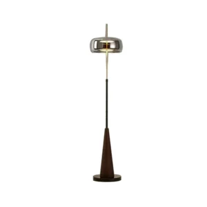 (OM) HK F25003 Floor Lamp Glass/Metal