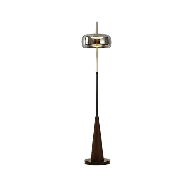 (OM) HK F25003 Floor Lamp Glass/Metal