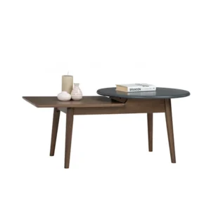 Alora Coffee Table MO MDF Ash Veneer 109/1308 Cocoa/Graphite Grey Lacquered