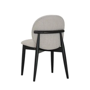 Olsen Dining Chair Beech 114/3792 Black /Beige Ruby Fabric