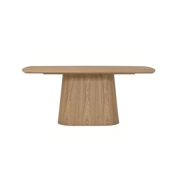Vigora Rectagular Dining Table MDF Ash Veneer 102 Natural 8seater