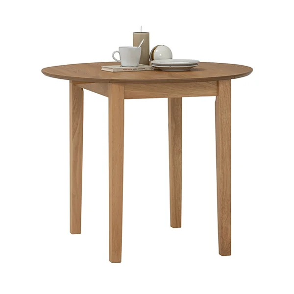Effie Rectangular Extendable Dining Table Malaysian Oak MDF Ash Veneer 102 Natural 2seater