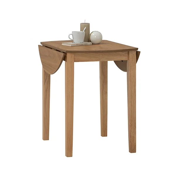 Effie Rectangular Extendable Dining Table Malaysian Oak MDF Ash Veneer 102 Natural 2seater