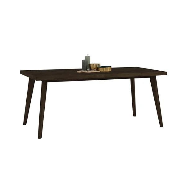 1054952-a Loftus Rectangular Dining Table MO MDF Oak Ven 1001 Smoked Oak 8seater