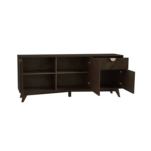 Loftus Sideboard Malaysian Oak MDF Oak Veneer 1001 Smoked Oak
