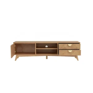 Loftus TV Cabinet Malaysian Oak MDF Oak Veneer 102/112 Natural/Oak