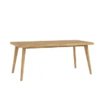 Loftus Rec Dining Table MO MDF Oak Veneer 102/112 Natural/Oak 8seater