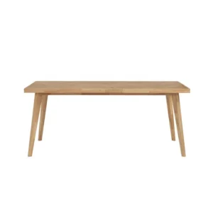 Loftus Rec Dining Table MO MDF Oak Veneer 102/112 Natural/Oak 8seater