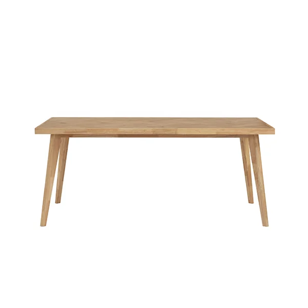 Loftus Rec Dining Table MO MDF Oak Veneer 102/112 Natural/Oak 8seater