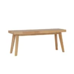 Loftus Bench Malaysian Oak MDF Oak Veneer 102/112 Natural/Oak 2seater