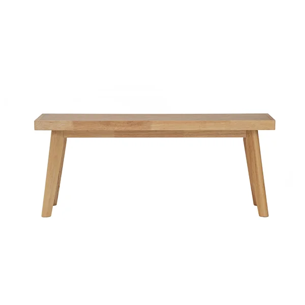 Loftus Bench Malaysian Oak MDF Oak Veneer 102/112 Natural/Oak 2seater