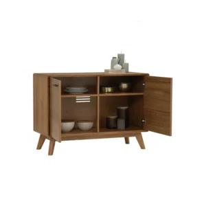 Toronto Sideboard Malaysian Oak MDF Acacia Veneer 1802 Light Tennessee Walnut