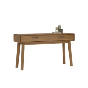Toronto Console Table Malaysian Oak MDF Acacia Veneer 1802 Light Tennessee Walnut