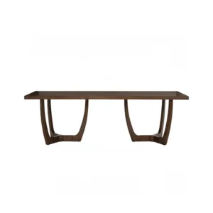 Varnel Rectangular Dining Table MDF Mindy Veneer Malaysia Oak 109/113 Cocoa/Walnut 8seater