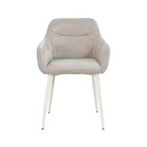 Cordia Dining Armchair Metal 812/80030 Silk Grey/Beige Mirea Fabric