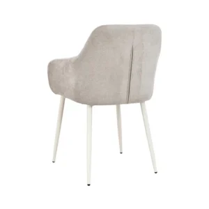 Cordia Dining Armchair Metal 812/80030 Silk Grey/Beige Mirea Fabric
