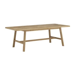 Merton Rectangular Dining Table Malaysian Oak/Veneer 1810 Natural Oak 8seater