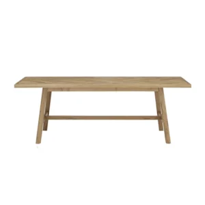 Merton Rectangular Dining Table Malaysian Oak/Veneer 1810 Natural Oak 8seater