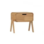 Angus Bedside Table 102 Natural 1drawer