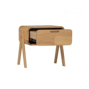 Angus Bedside Table 102 Natural 1drawer