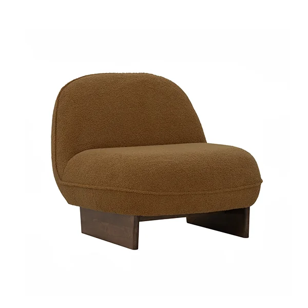 1053067-a Bentle Lounge Chair 109/3784 Cocoa Leg Caramel Fabric